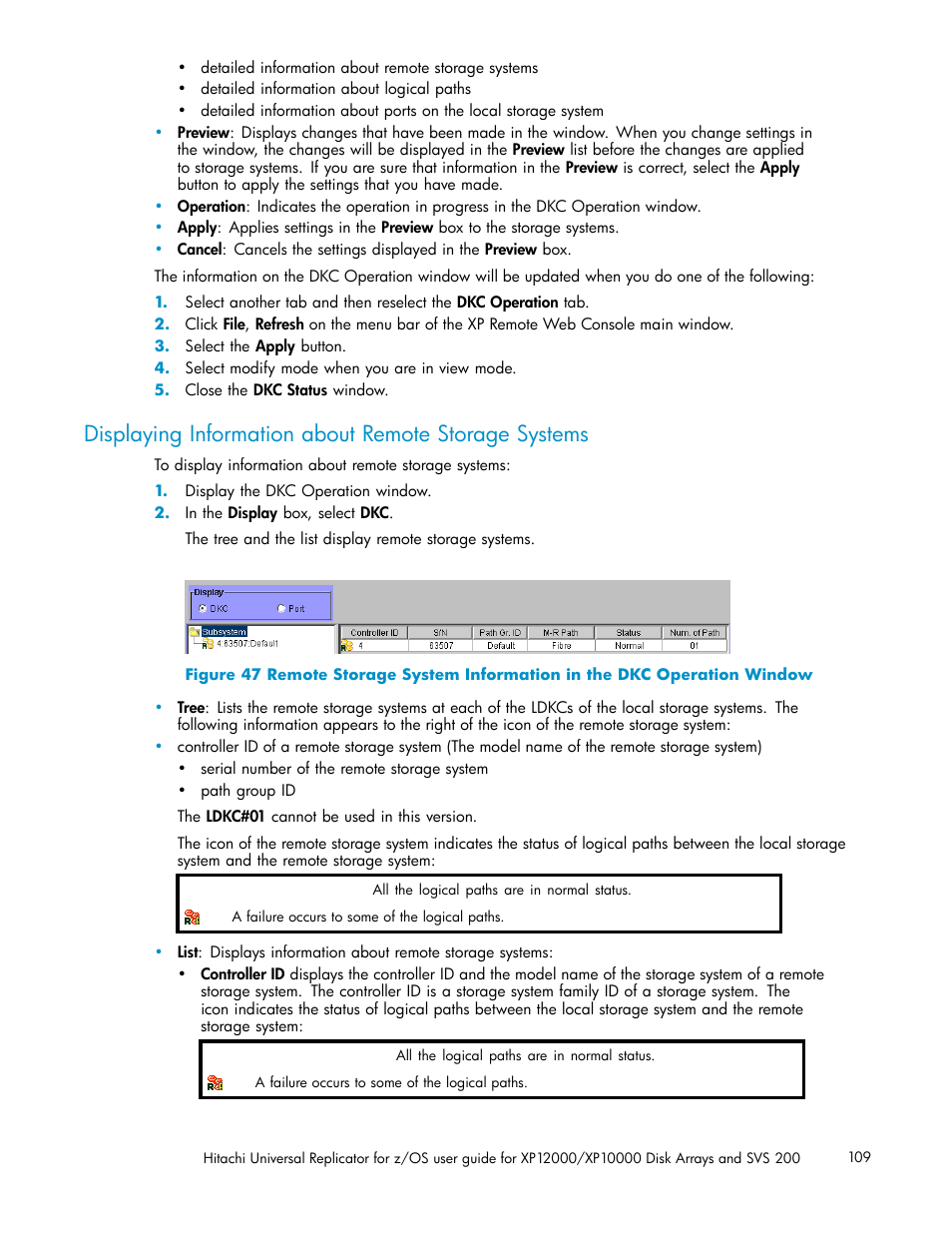 HP StorageWorks XP Remote Web Console Software User Manual | Page 109 / 219