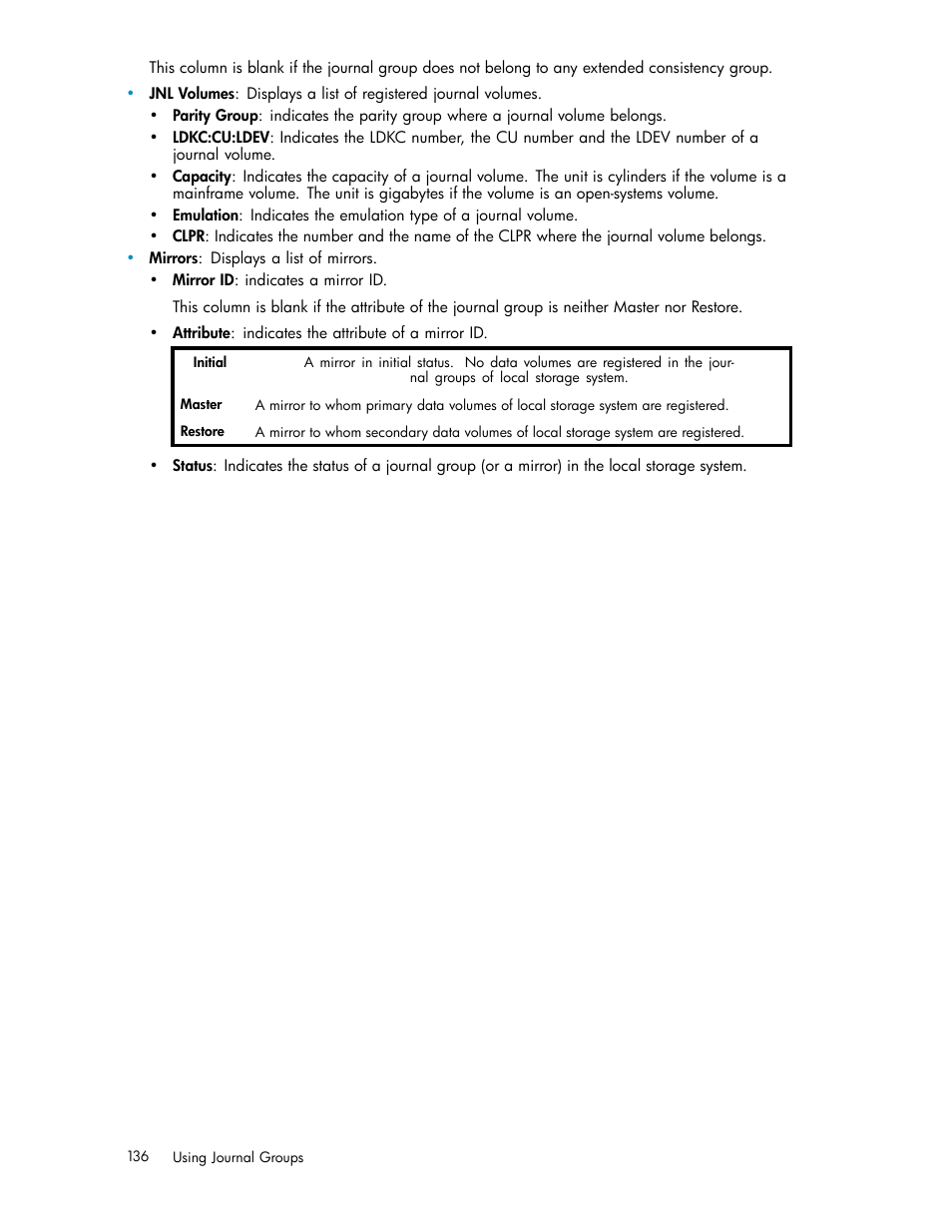 HP StorageWorks XP Remote Web Console Software User Manual | Page 136 / 219