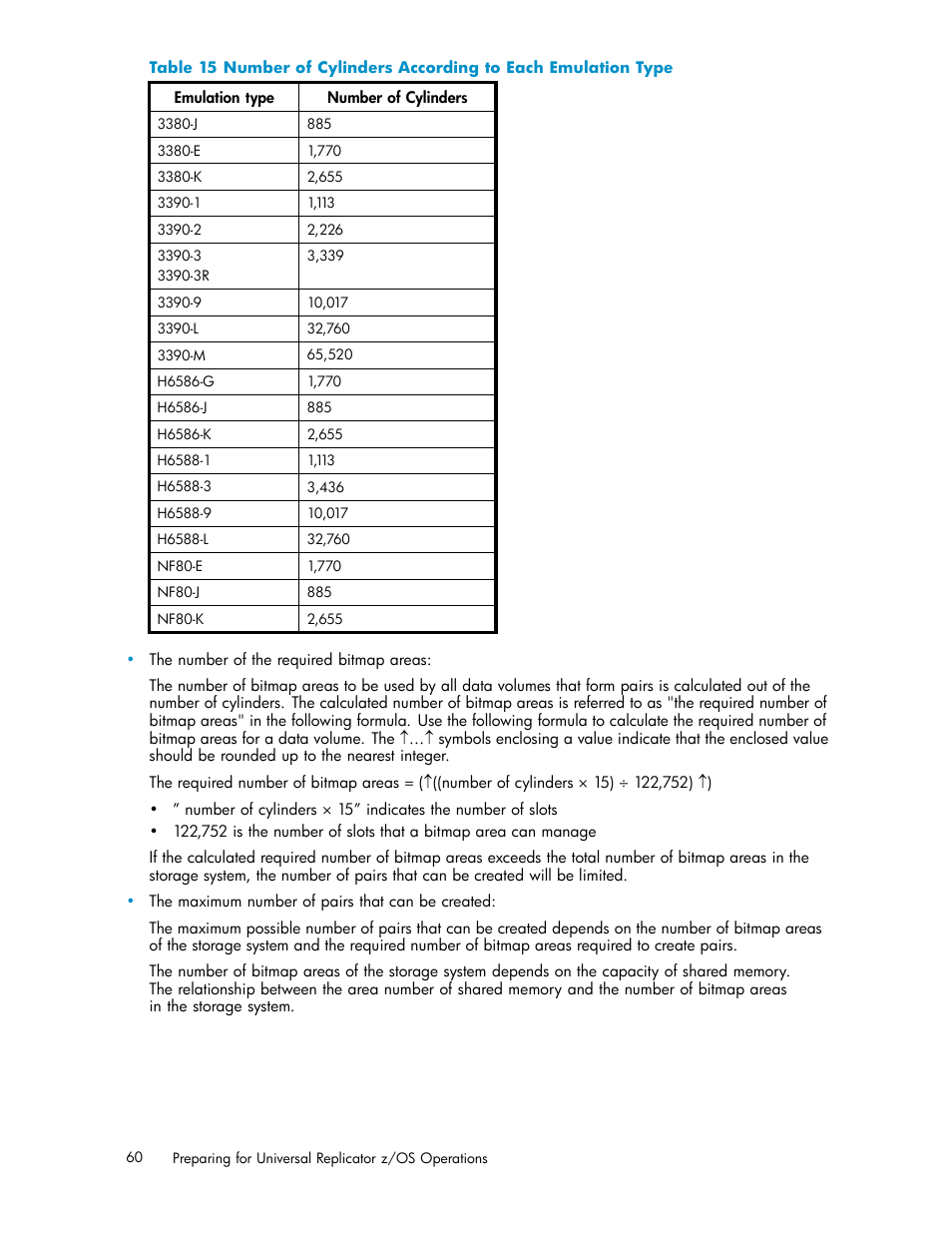 Table 15 | HP StorageWorks XP Remote Web Console Software User Manual | Page 60 / 219