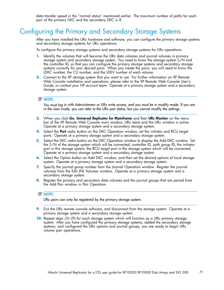 HP StorageWorks XP Remote Web Console Software User Manual | Page 71 / 219