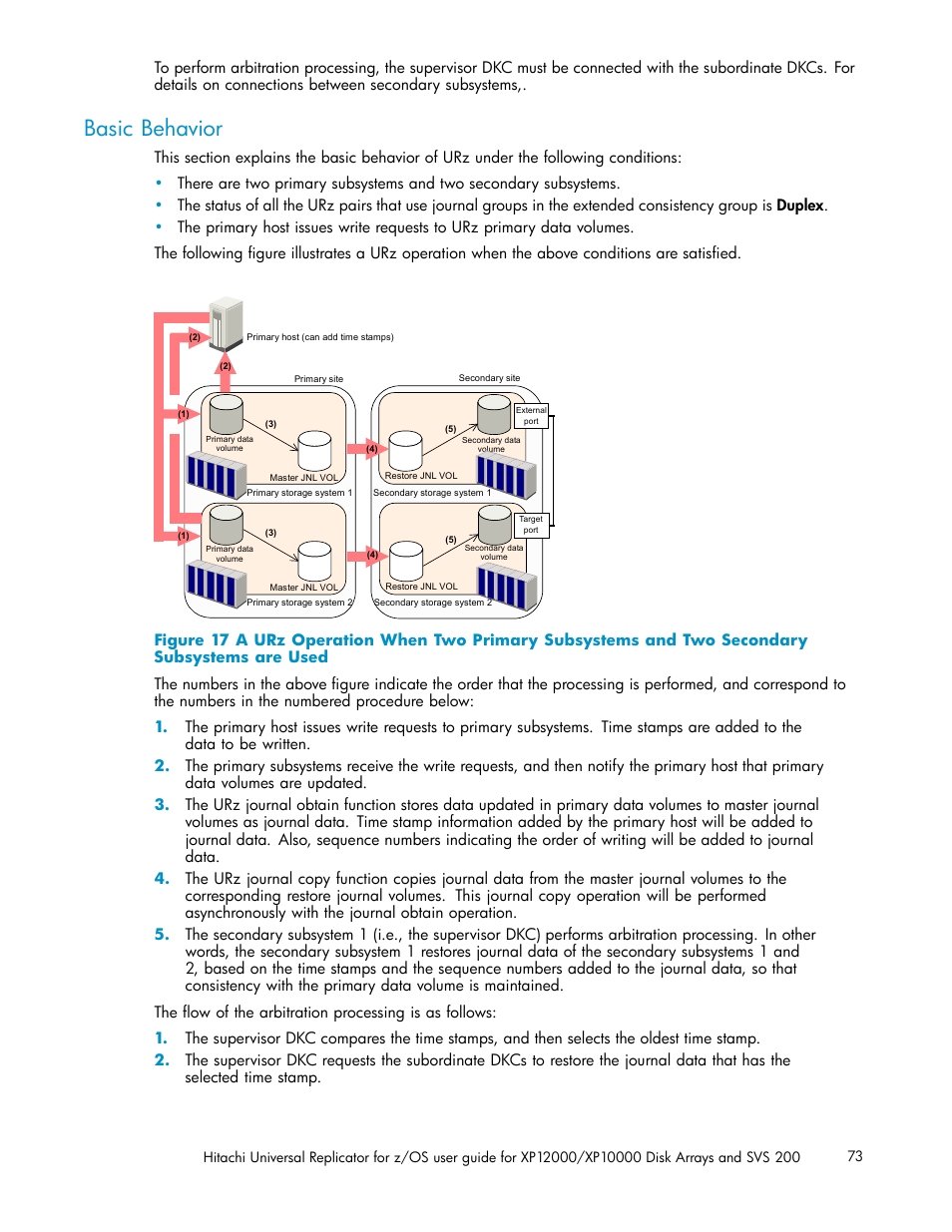 Basic behavior | HP StorageWorks XP Remote Web Console Software User Manual | Page 73 / 219