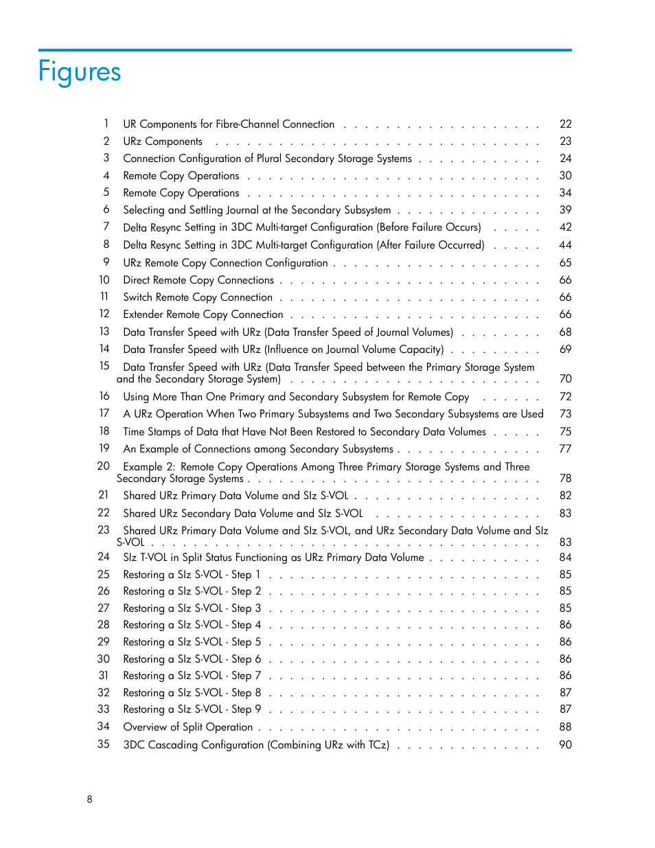 Figures | HP StorageWorks XP Remote Web Console Software User Manual | Page 8 / 219