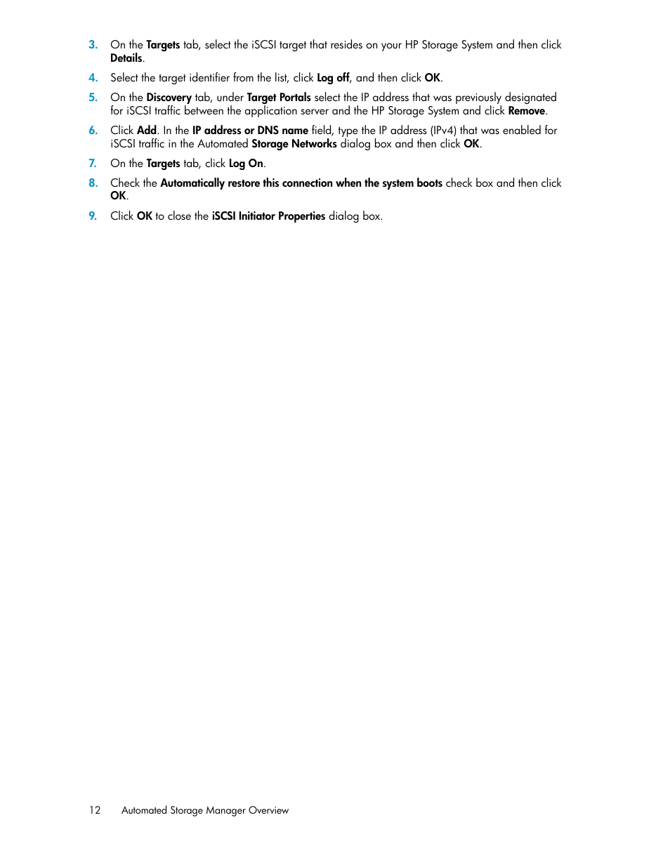 HP X1000 Network Storage Systems User Manual | Page 12 / 62