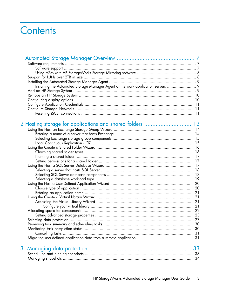 HP X1000 Network Storage Systems User Manual | Page 3 / 62