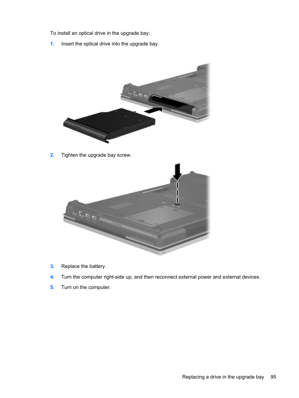 HP EliteBook 8540w Mobile Workstation User Manual | Page 107 / 183