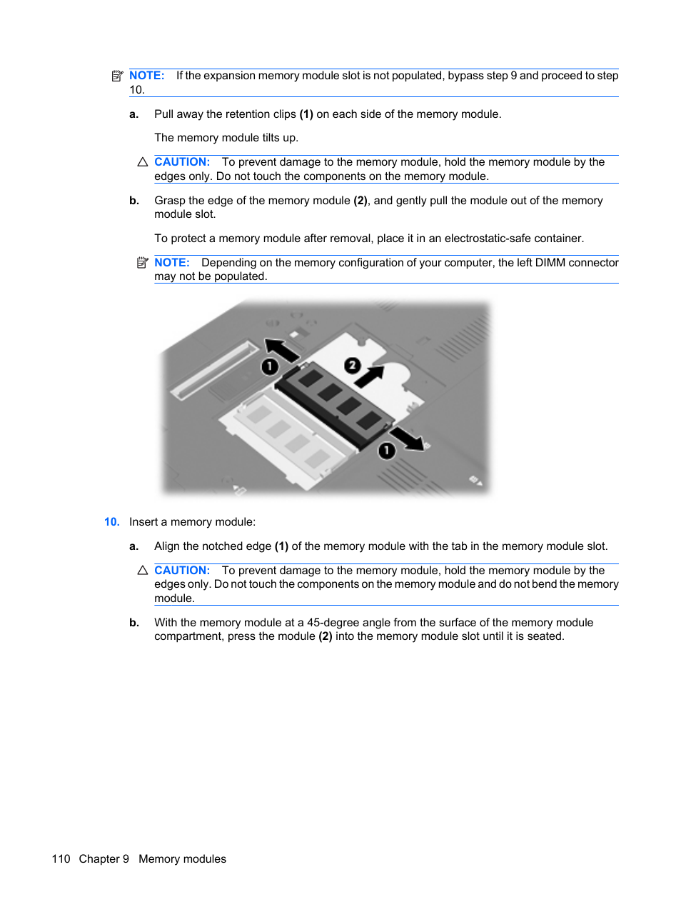 HP EliteBook 8540w Mobile Workstation User Manual | Page 122 / 183