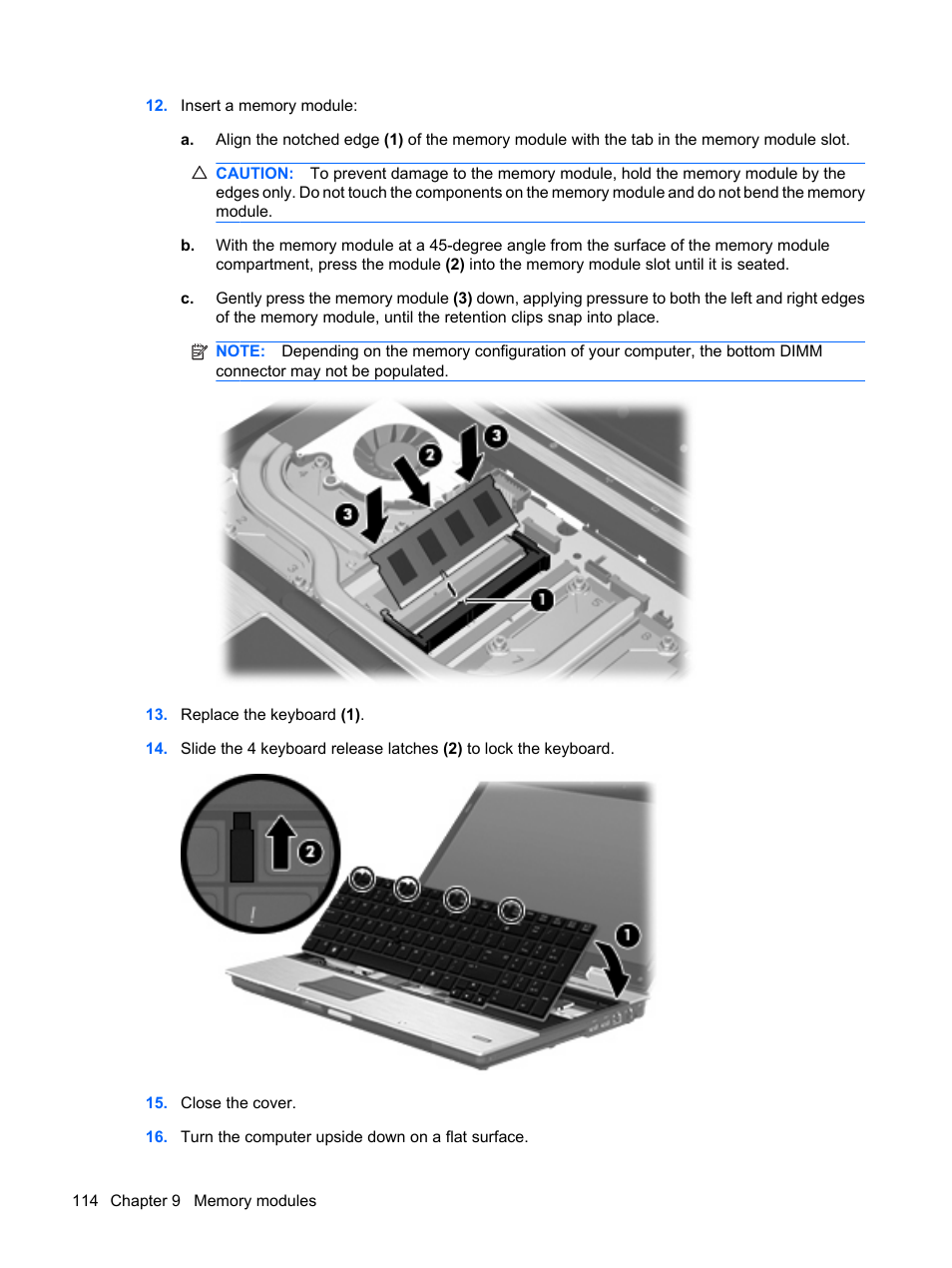 HP EliteBook 8540w Mobile Workstation User Manual | Page 126 / 183