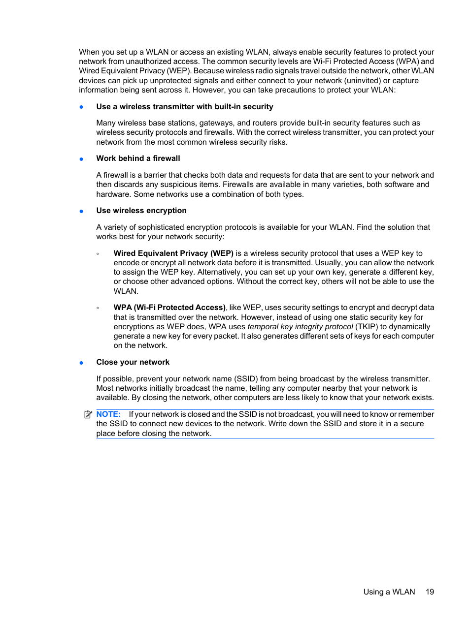 HP EliteBook 8540w Mobile Workstation User Manual | Page 31 / 183