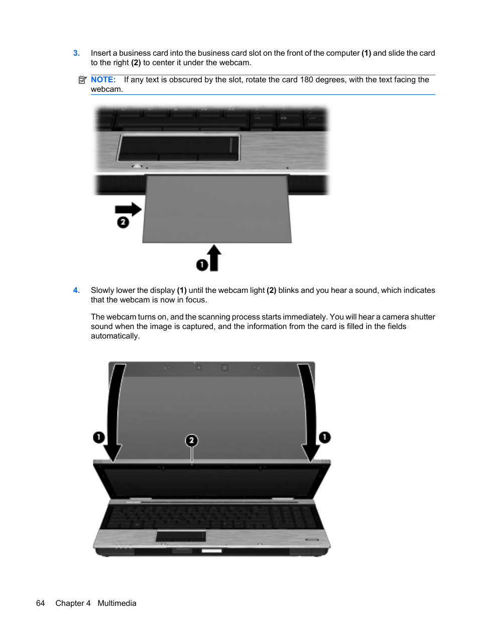 HP EliteBook 8540w Mobile Workstation User Manual | Page 76 / 183