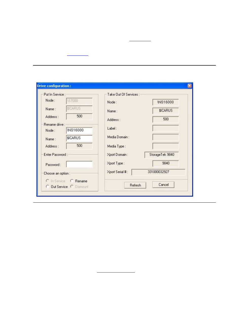 Figure 6-9, Drive configuration dialog box | HP Integrity NonStop H-Series User Manual | Page 102 / 234