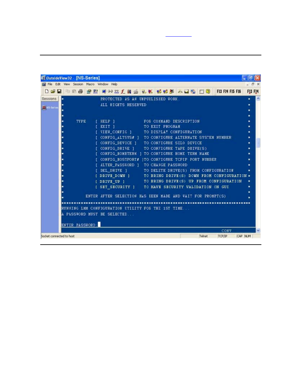 Figure 3-2, Configuration main menu | HP Integrity NonStop H-Series User Manual | Page 35 / 234