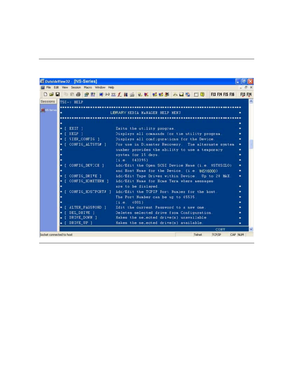 Figure 3-17, Help menu | HP Integrity NonStop H-Series User Manual | Page 50 / 234