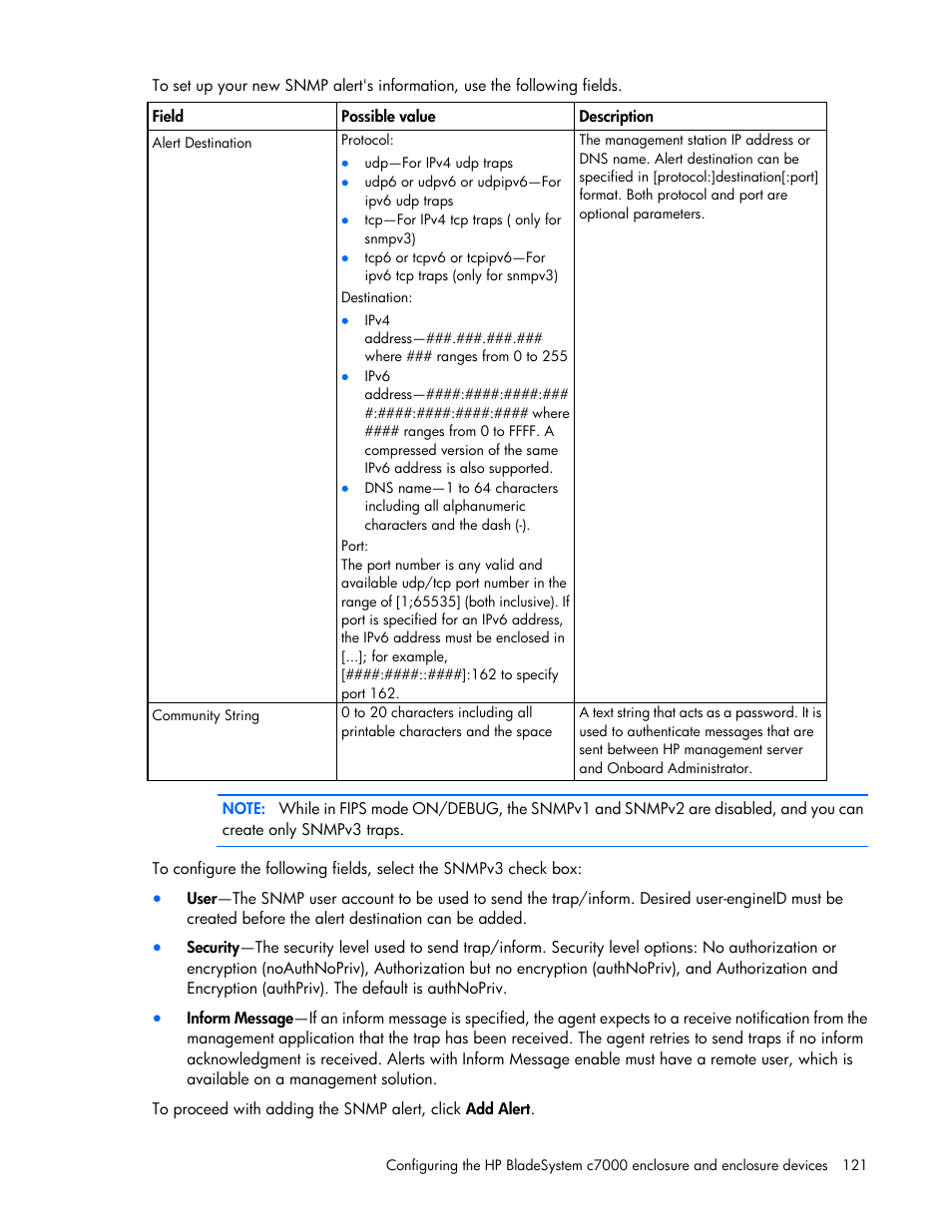 HP Onboard Administrator User Manual | Page 121 / 347