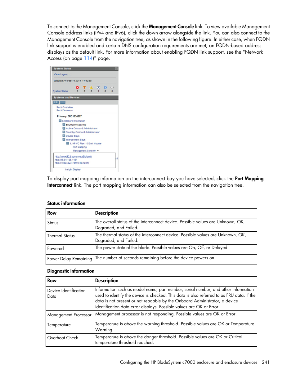 HP Onboard Administrator User Manual | Page 241 / 347