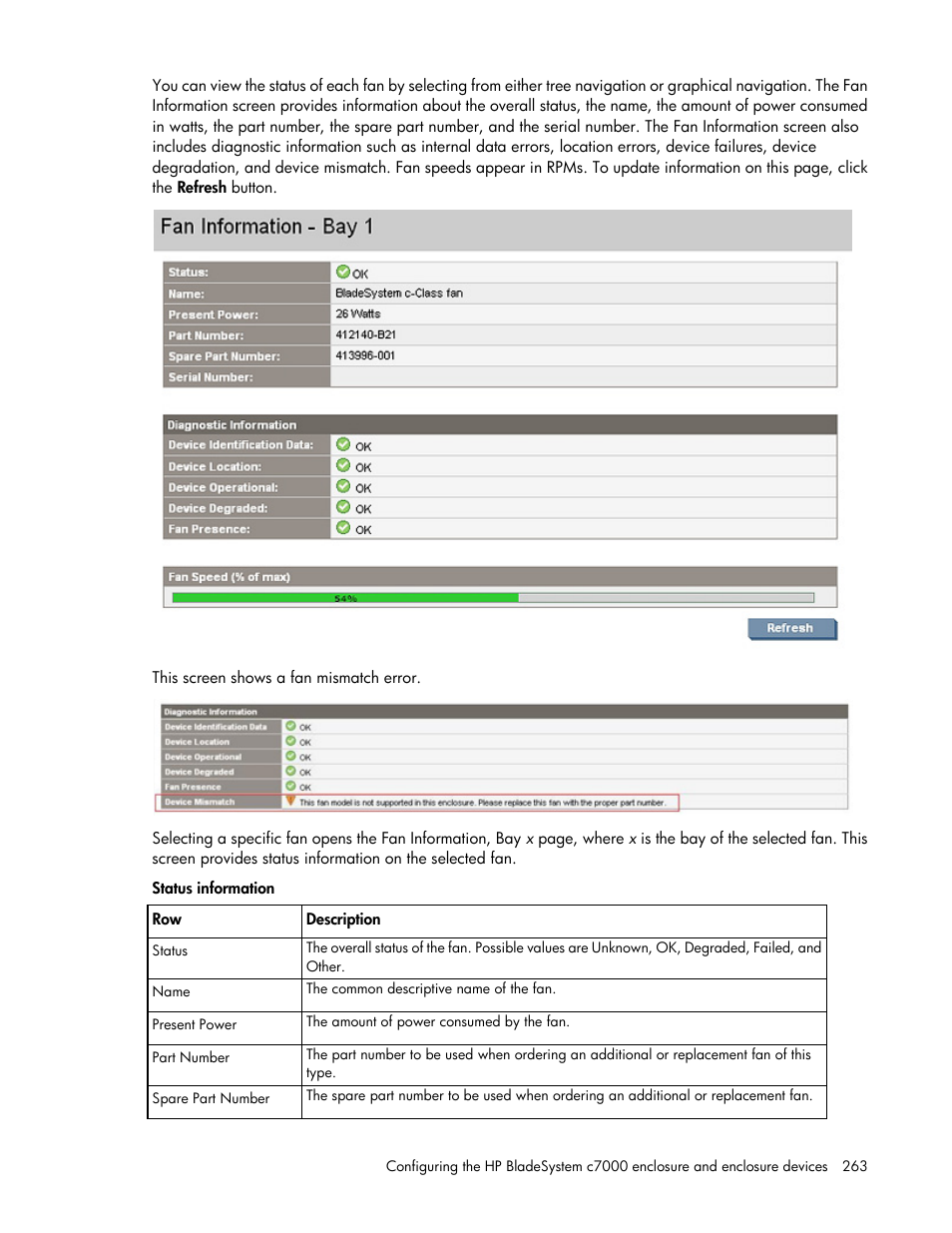HP Onboard Administrator User Manual | Page 263 / 347