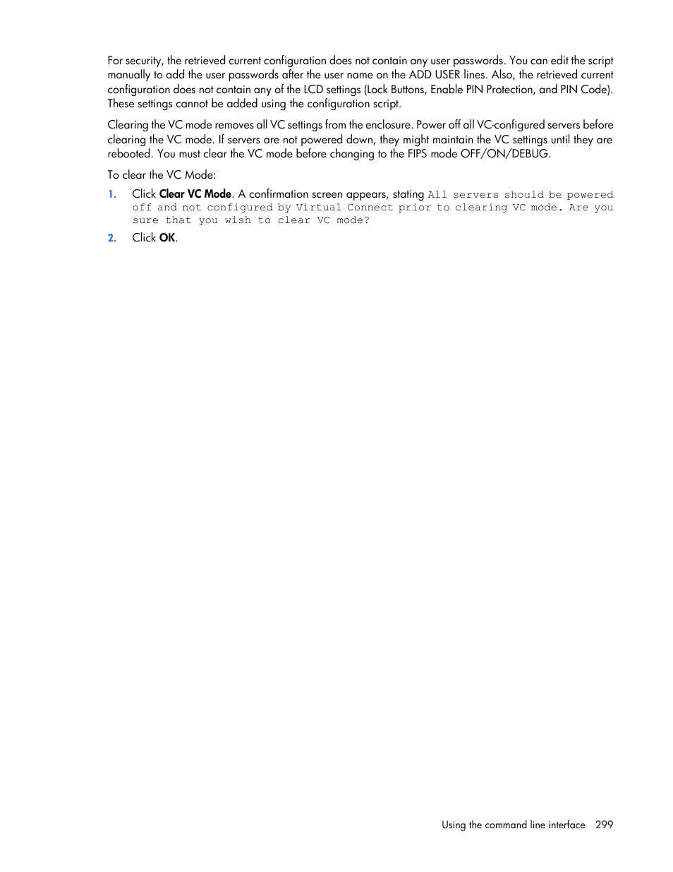 HP Onboard Administrator User Manual | Page 299 / 347