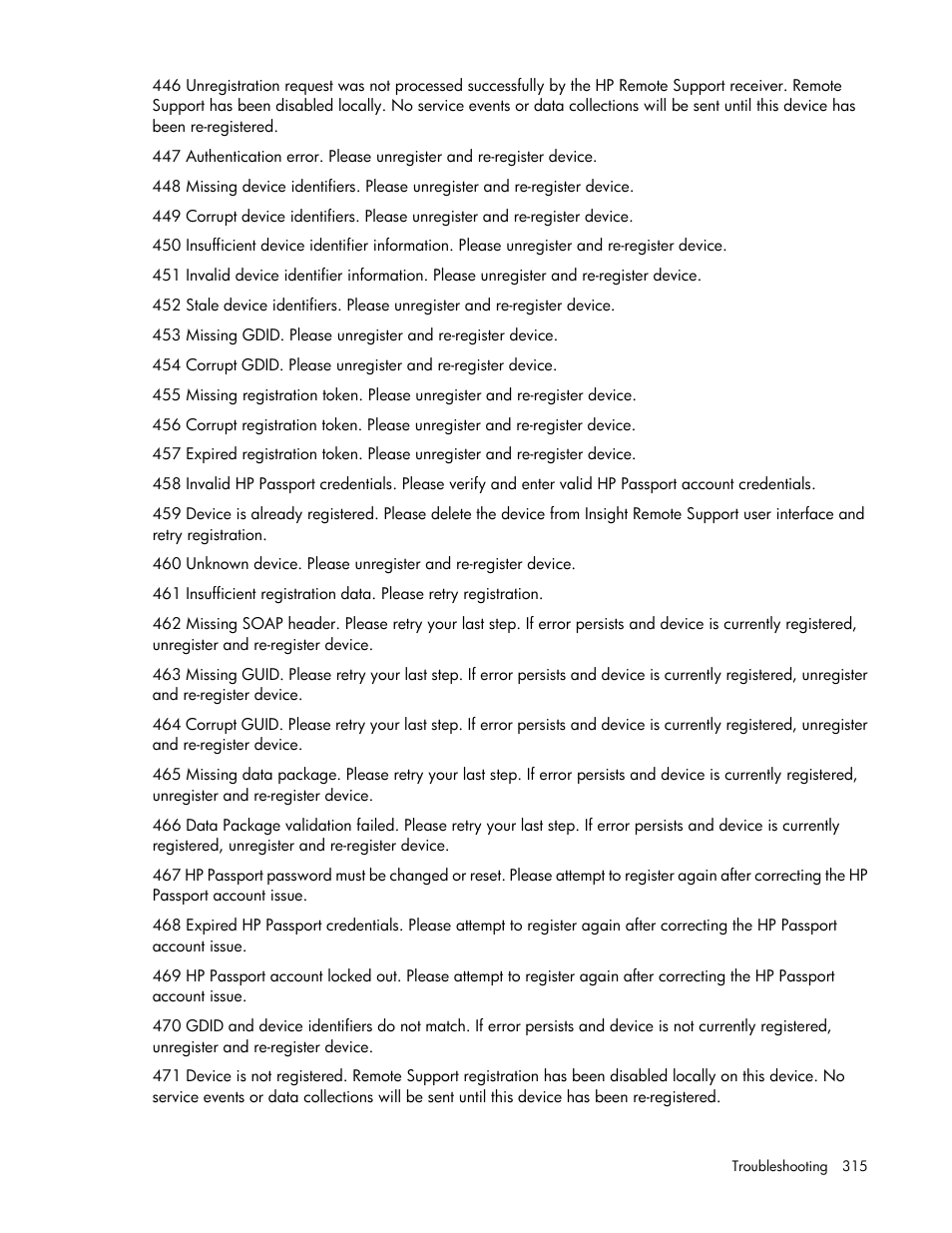 HP Onboard Administrator User Manual | Page 315 / 347