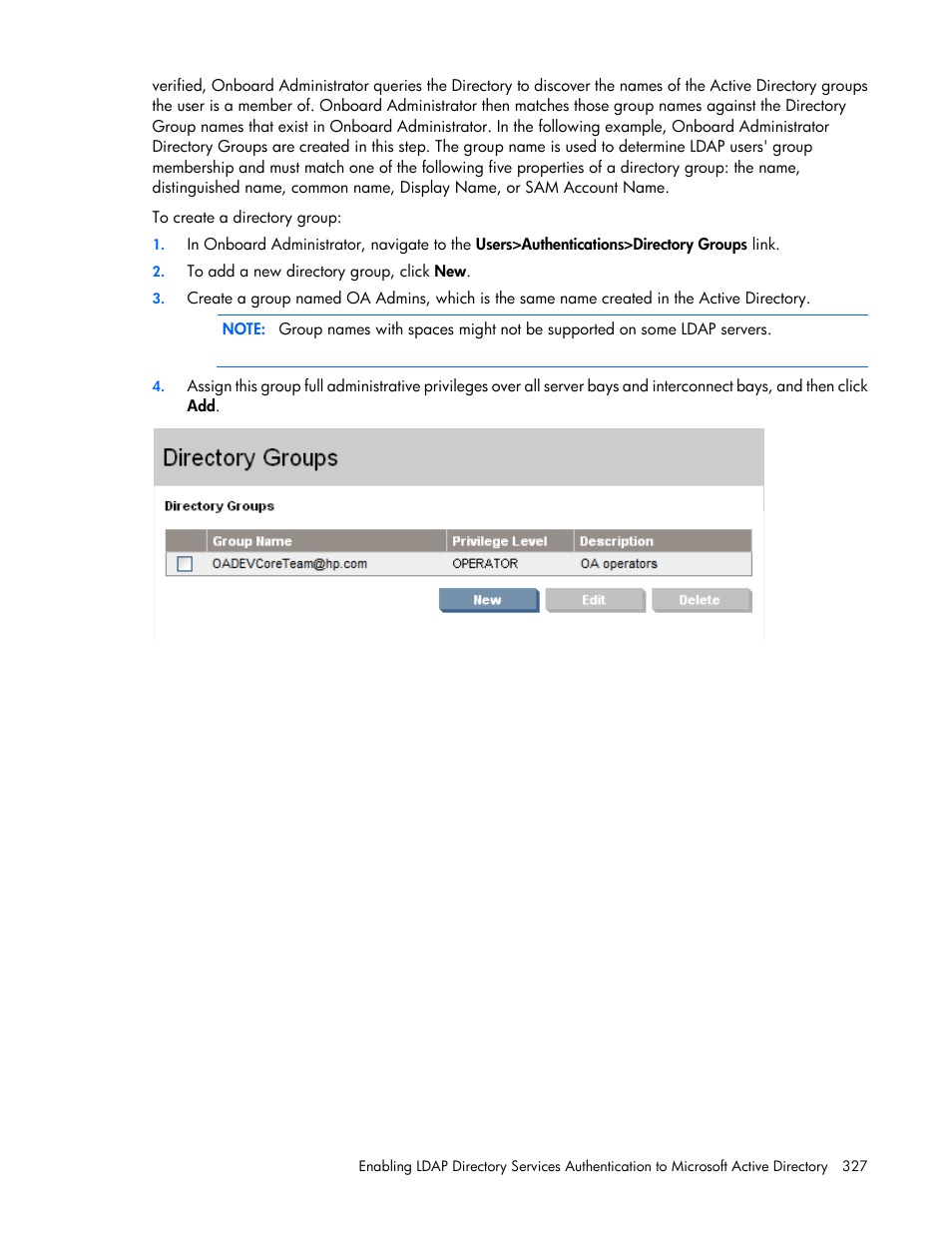 HP Onboard Administrator User Manual | Page 327 / 347