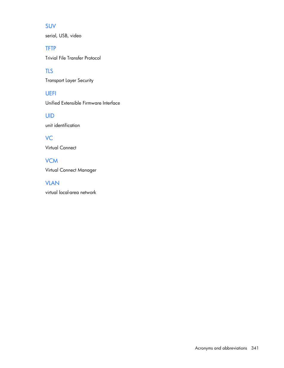 HP Onboard Administrator User Manual | Page 341 / 347