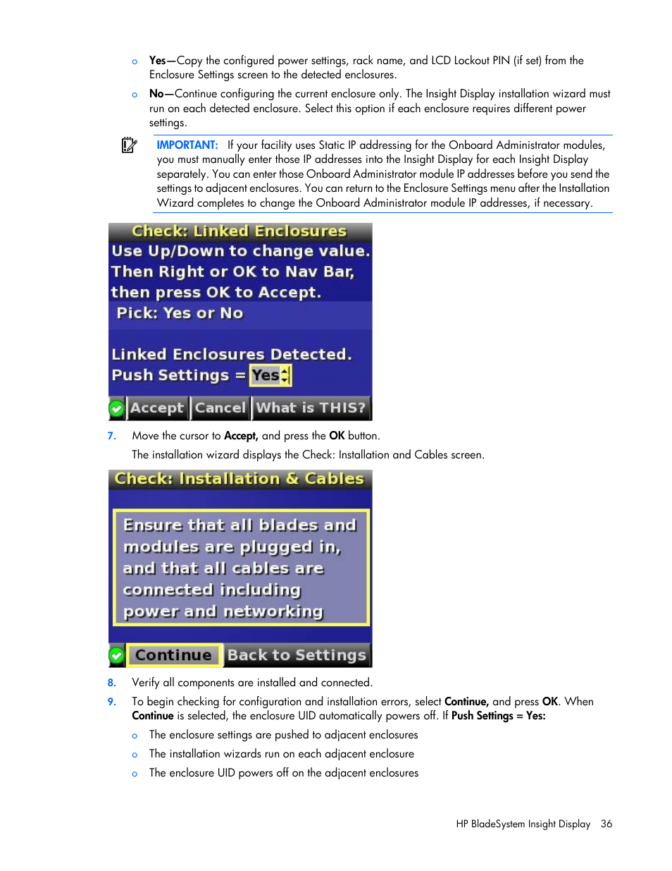 HP Onboard Administrator User Manual | Page 36 / 347