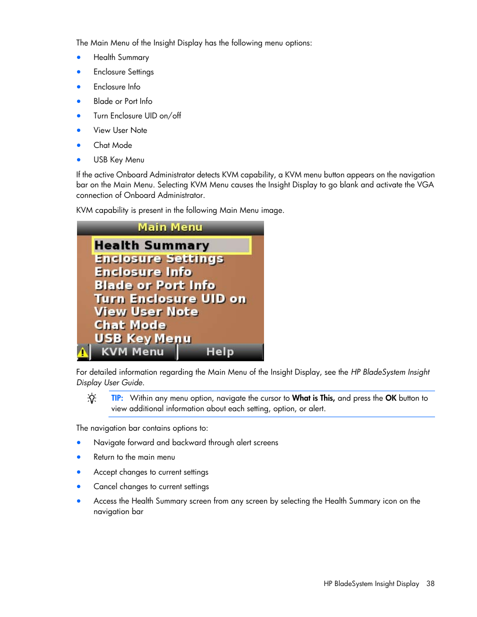 HP Onboard Administrator User Manual | Page 38 / 347