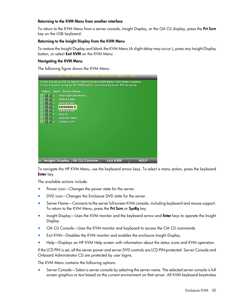 HP Onboard Administrator User Manual | Page 50 / 347