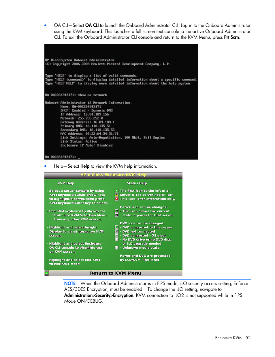 HP Onboard Administrator User Manual | Page 52 / 347