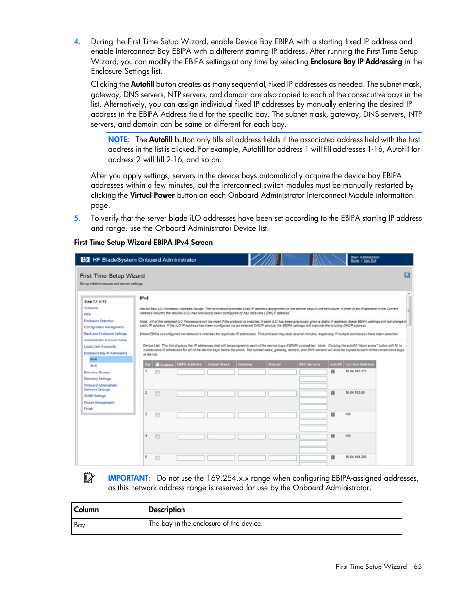 HP Onboard Administrator User Manual | Page 65 / 347