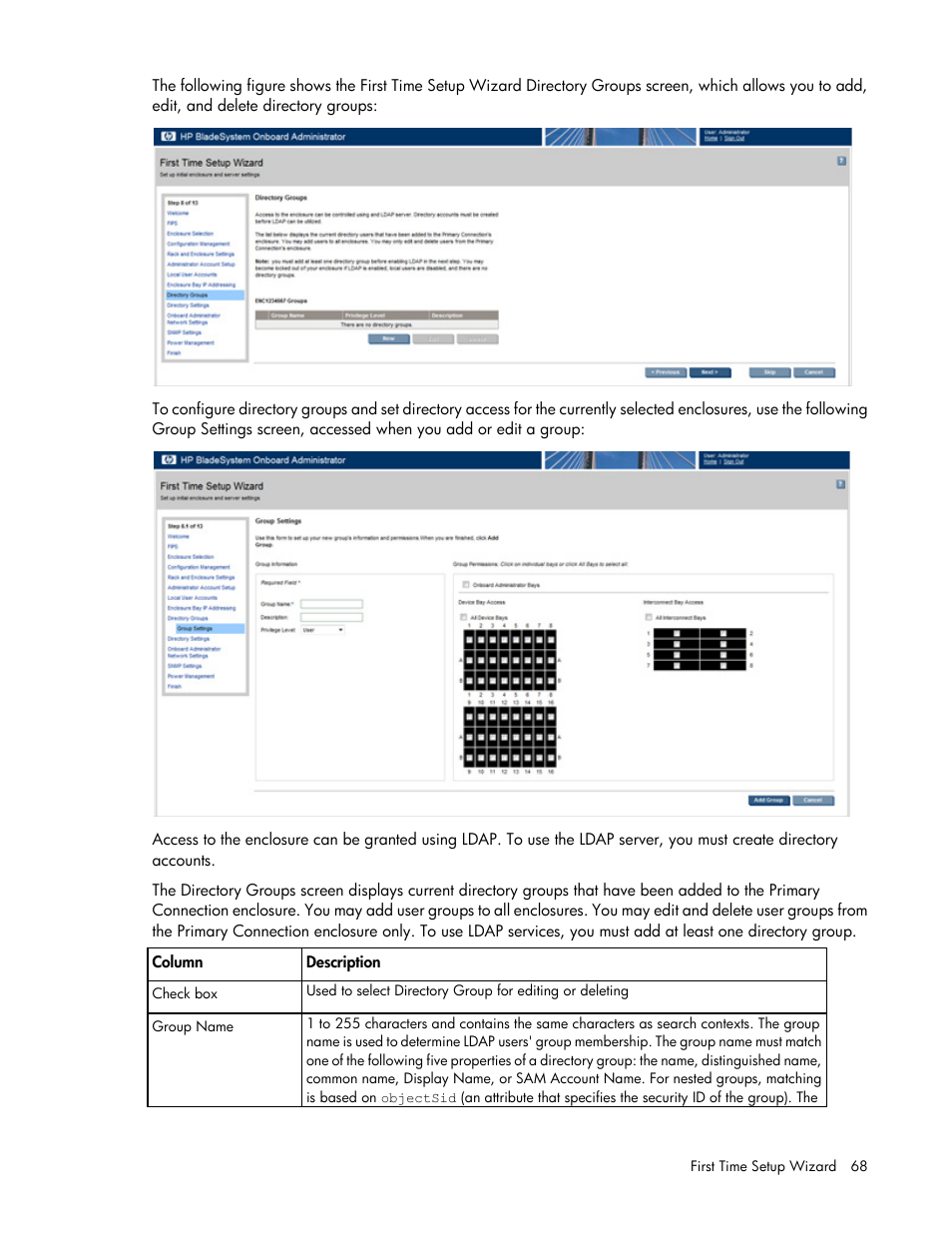 HP Onboard Administrator User Manual | Page 68 / 347