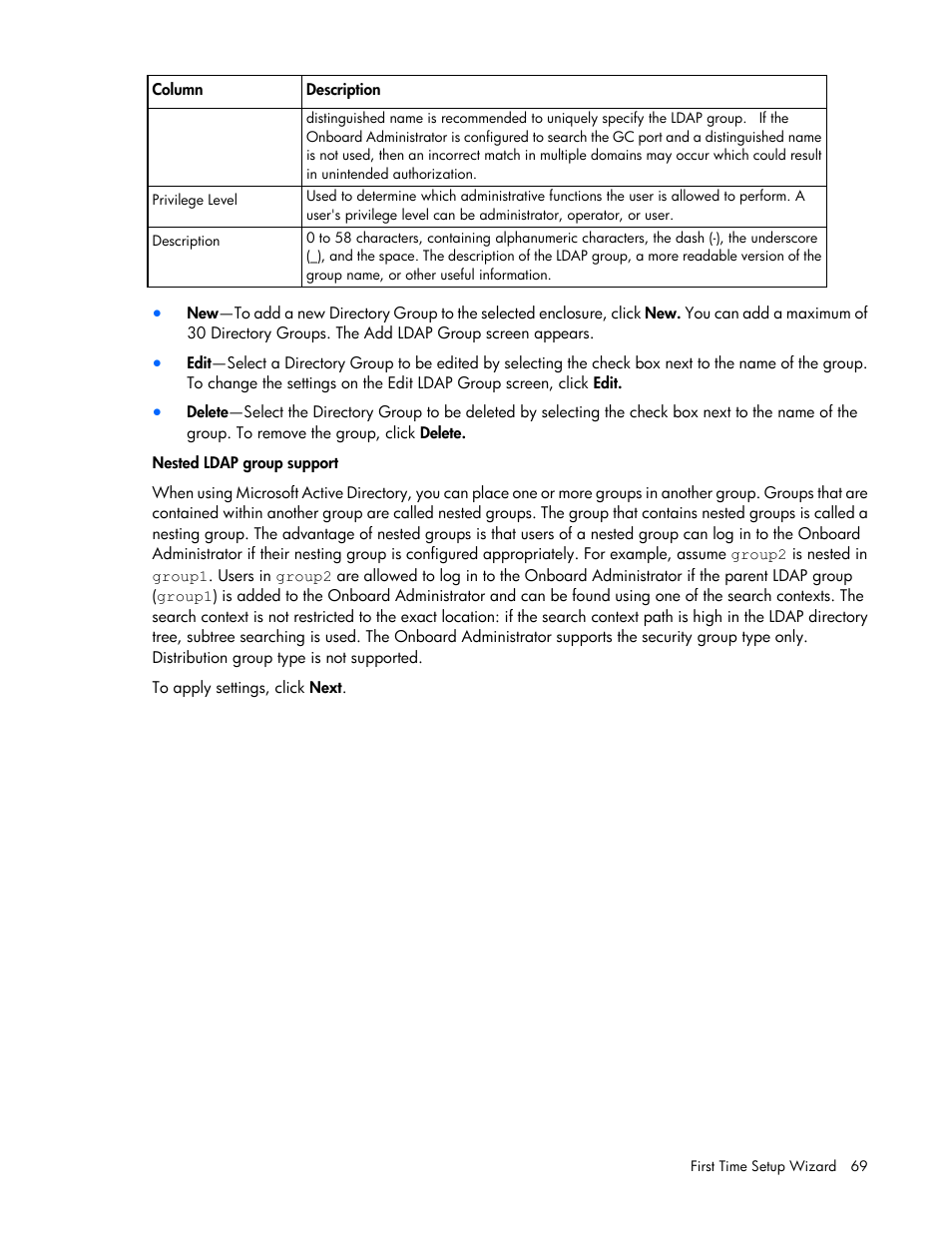 HP Onboard Administrator User Manual | Page 69 / 347