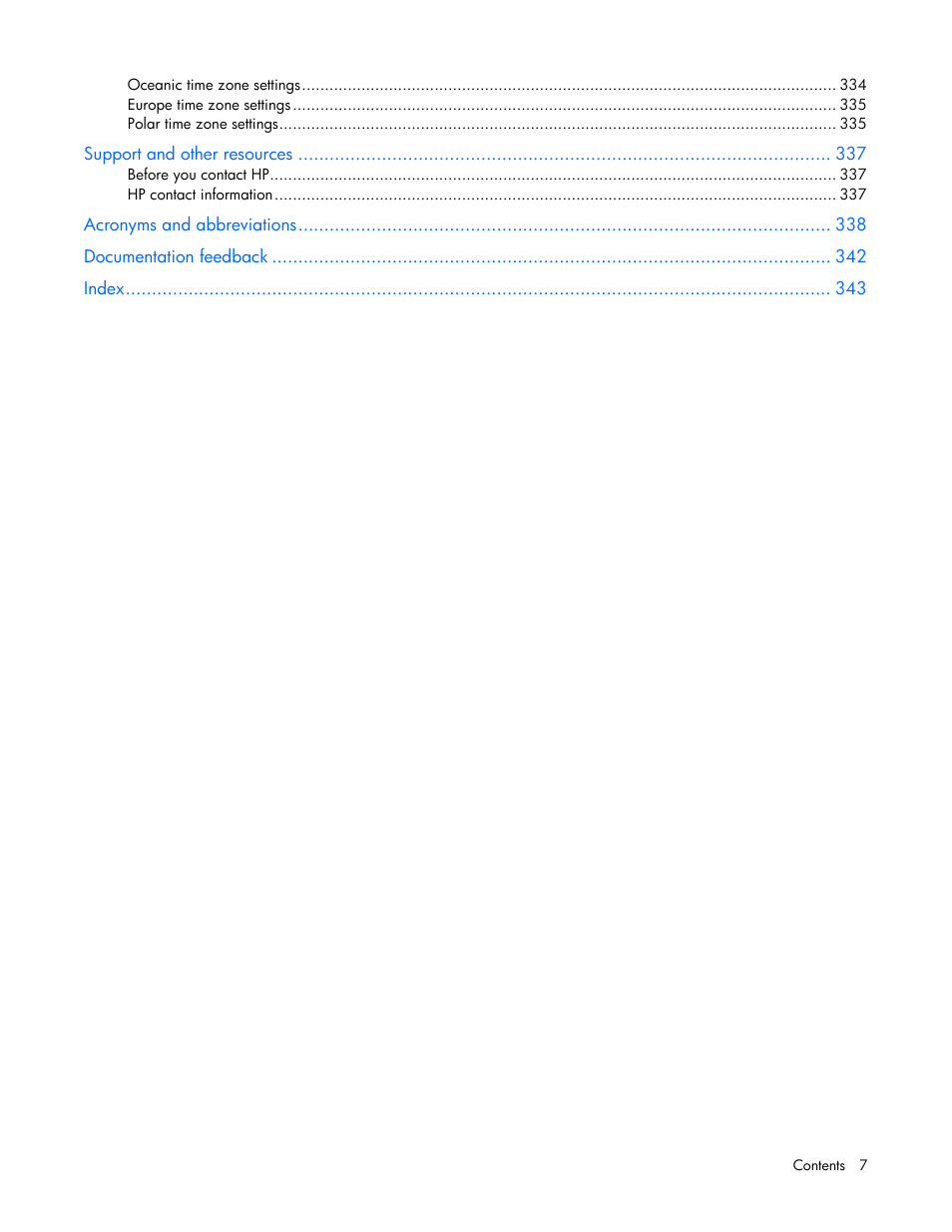 HP Onboard Administrator User Manual | Page 7 / 347