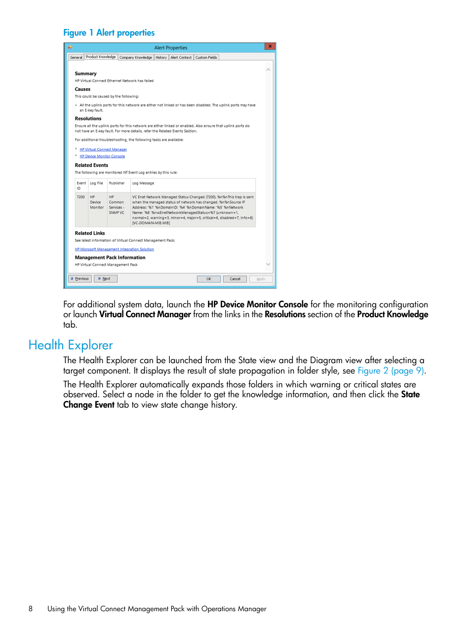 Health explorer | HP OneView for Microsoft System Center User Manual | Page 8 / 41