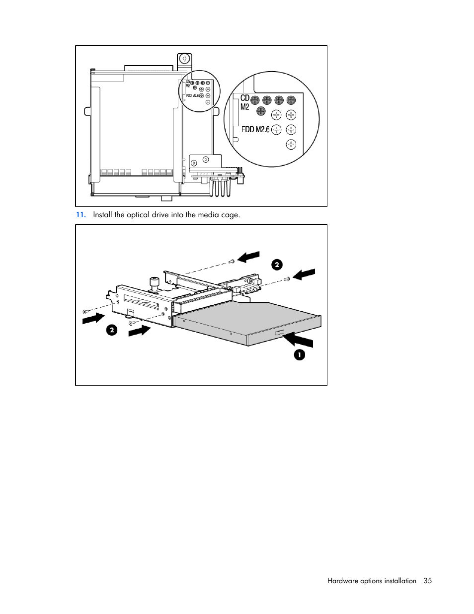 HP ProLiant DL320 G5 Server User Manual | Page 35 / 105