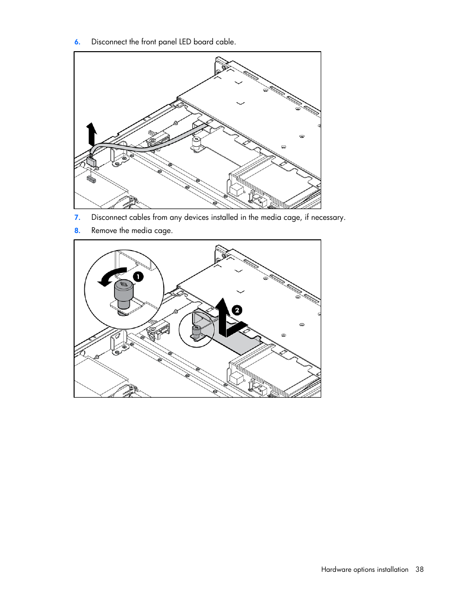 HP ProLiant DL320 G5 Server User Manual | Page 38 / 105