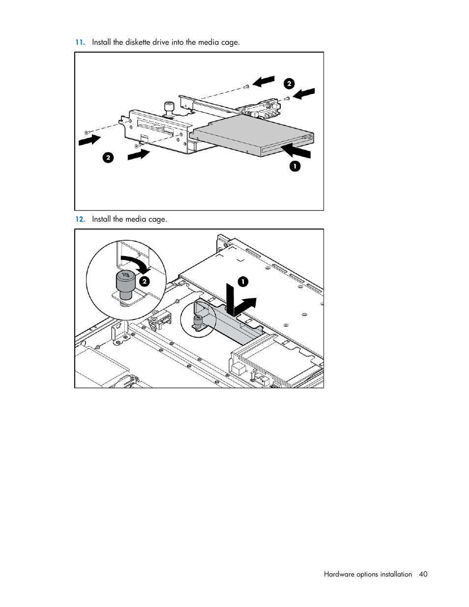 HP ProLiant DL320 G5 Server User Manual | Page 40 / 105