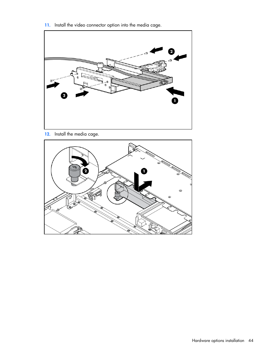 HP ProLiant DL320 G5 Server User Manual | Page 44 / 105