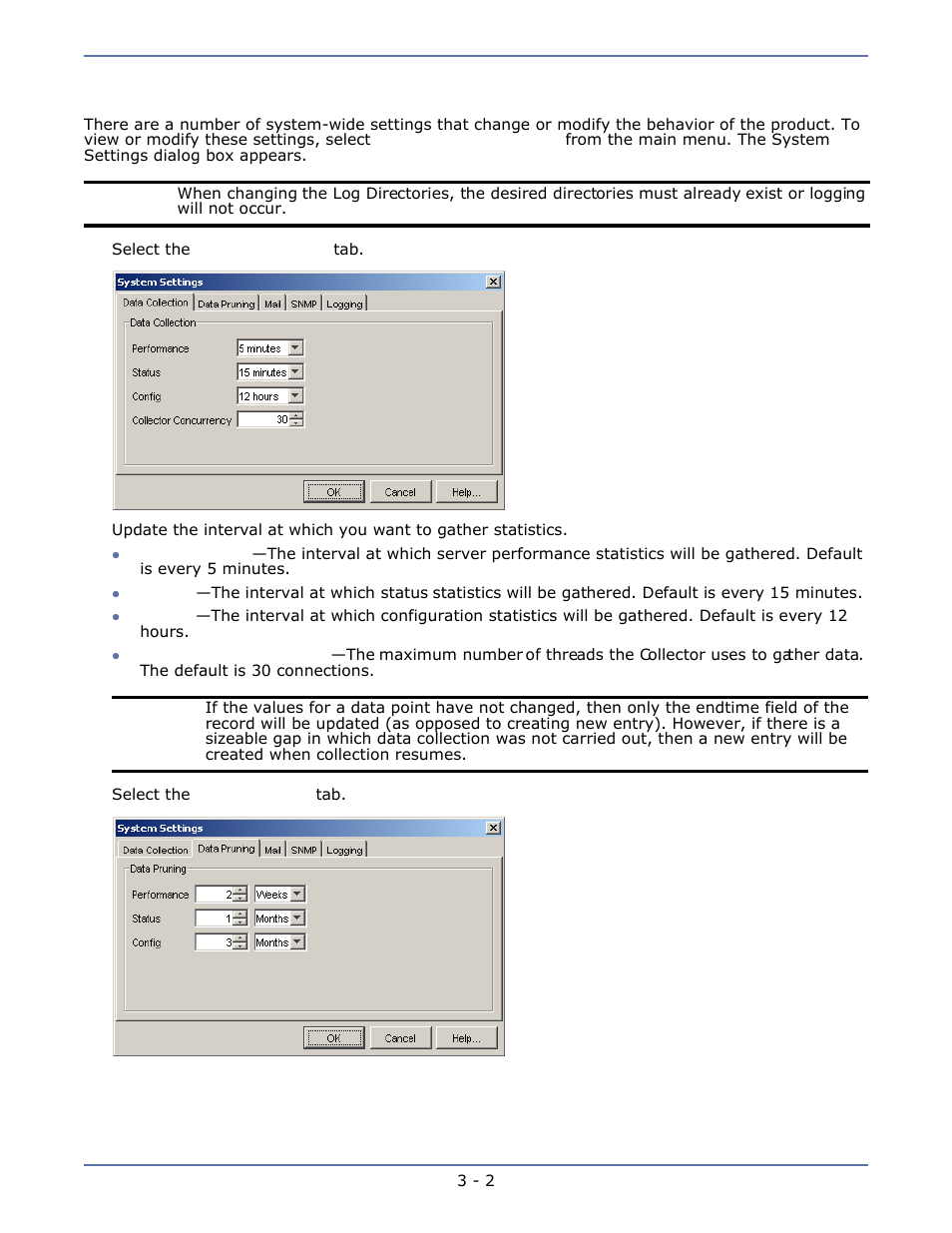 Configuring system settings, Configuring system settings -2 | HP Storage Mirroring Software User Manual | Page 11 / 63