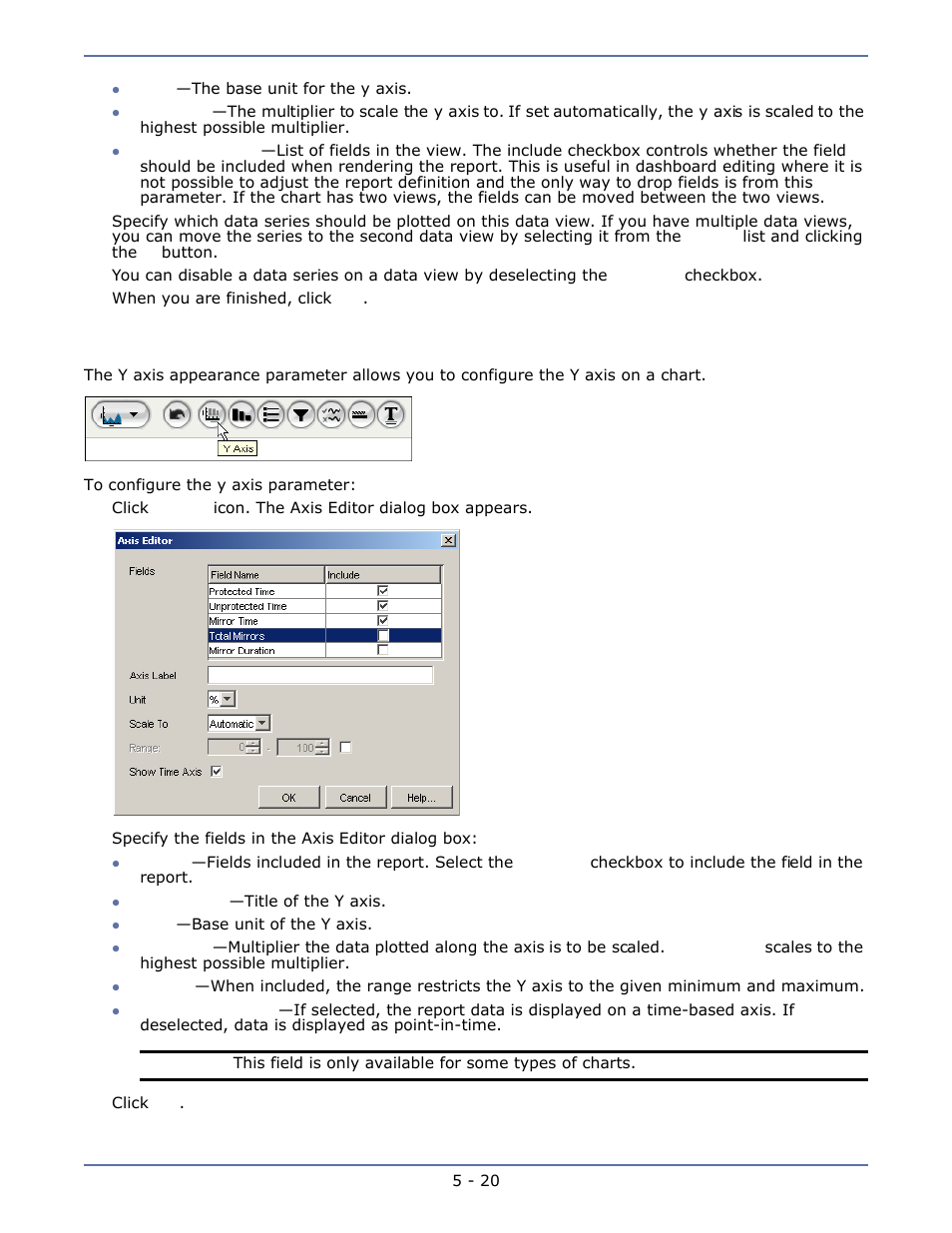 Y axis, Y axis -20 | HP Storage Mirroring Software User Manual | Page 39 / 63