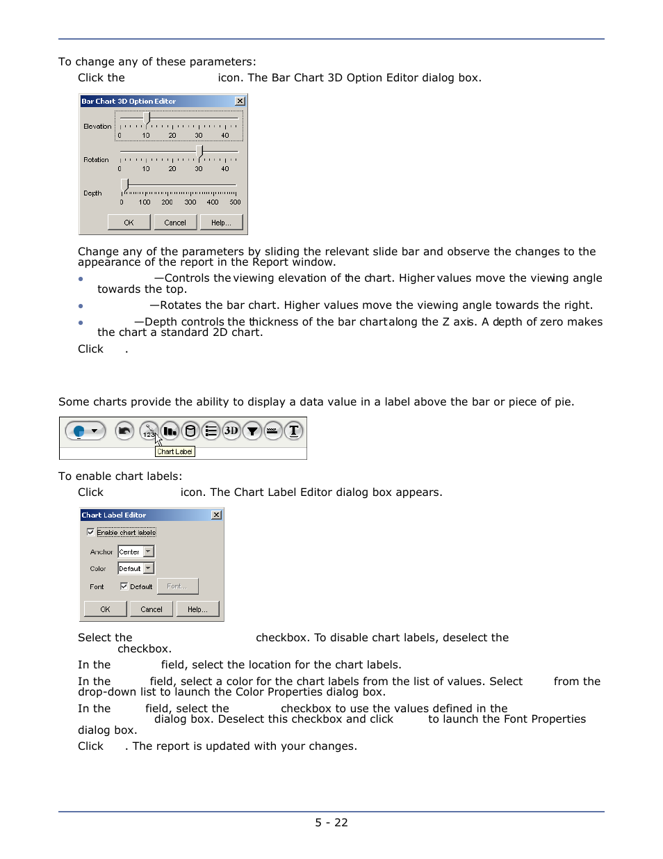 Chart labels, Chart labels -22 | HP Storage Mirroring Software User Manual | Page 41 / 63