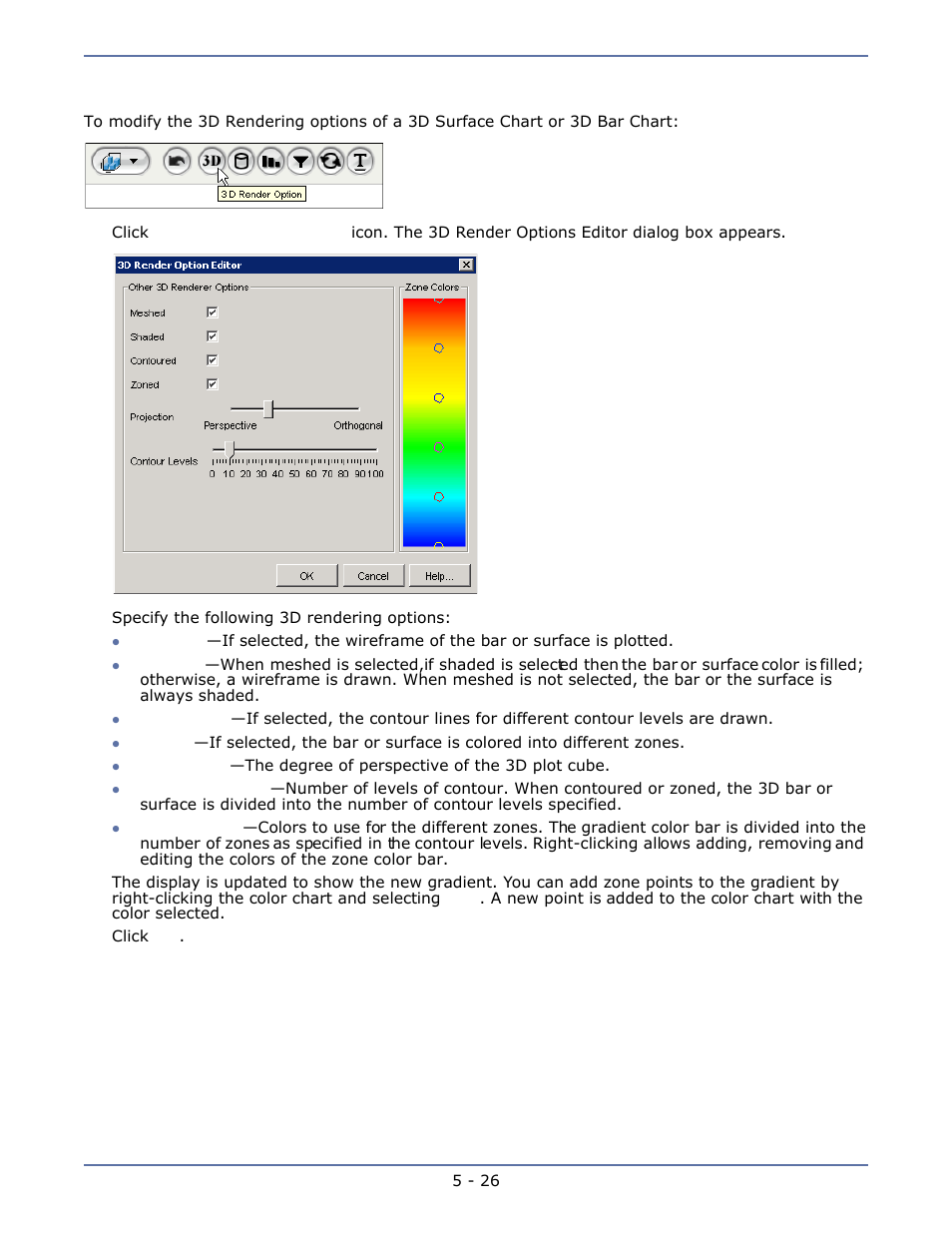 3d rendering options, 3d rendering options -26 | HP Storage Mirroring Software User Manual | Page 45 / 63