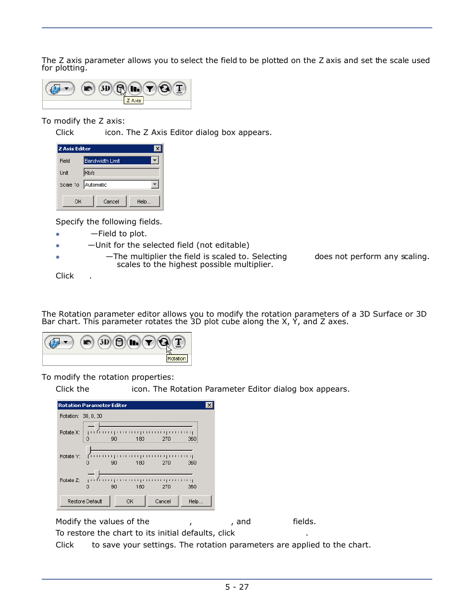 Z axis, Rotation, Z axis -27 | Rotation -27 | HP Storage Mirroring Software User Manual | Page 46 / 63