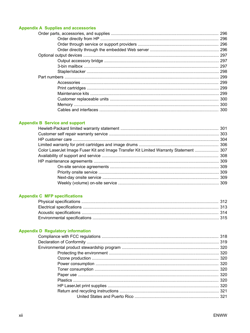 HP Color LaserJet CM4730 Multifunction Printer series User Manual | Page 14 / 370