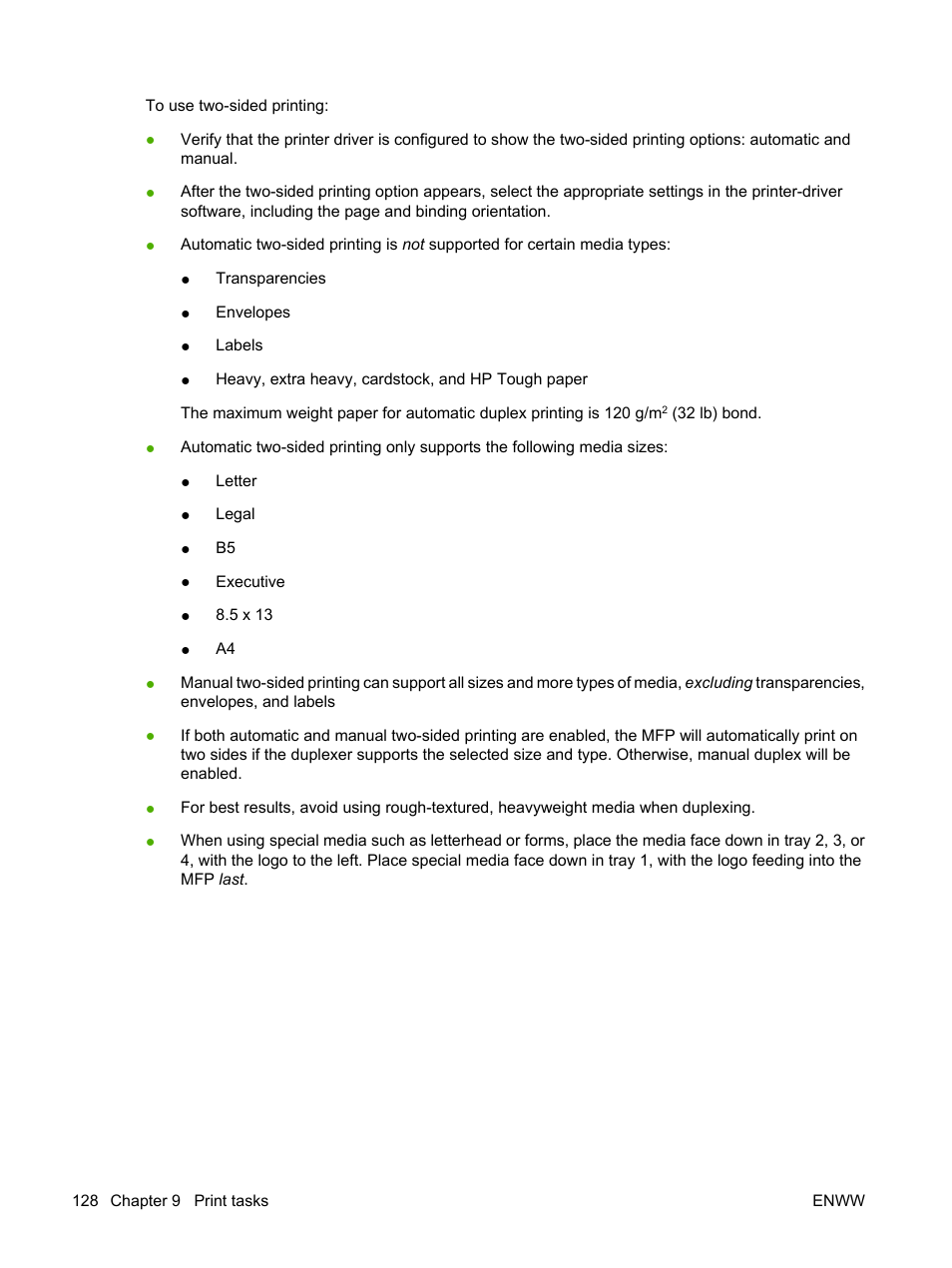 HP Color LaserJet CM4730 Multifunction Printer series User Manual | Page 144 / 370