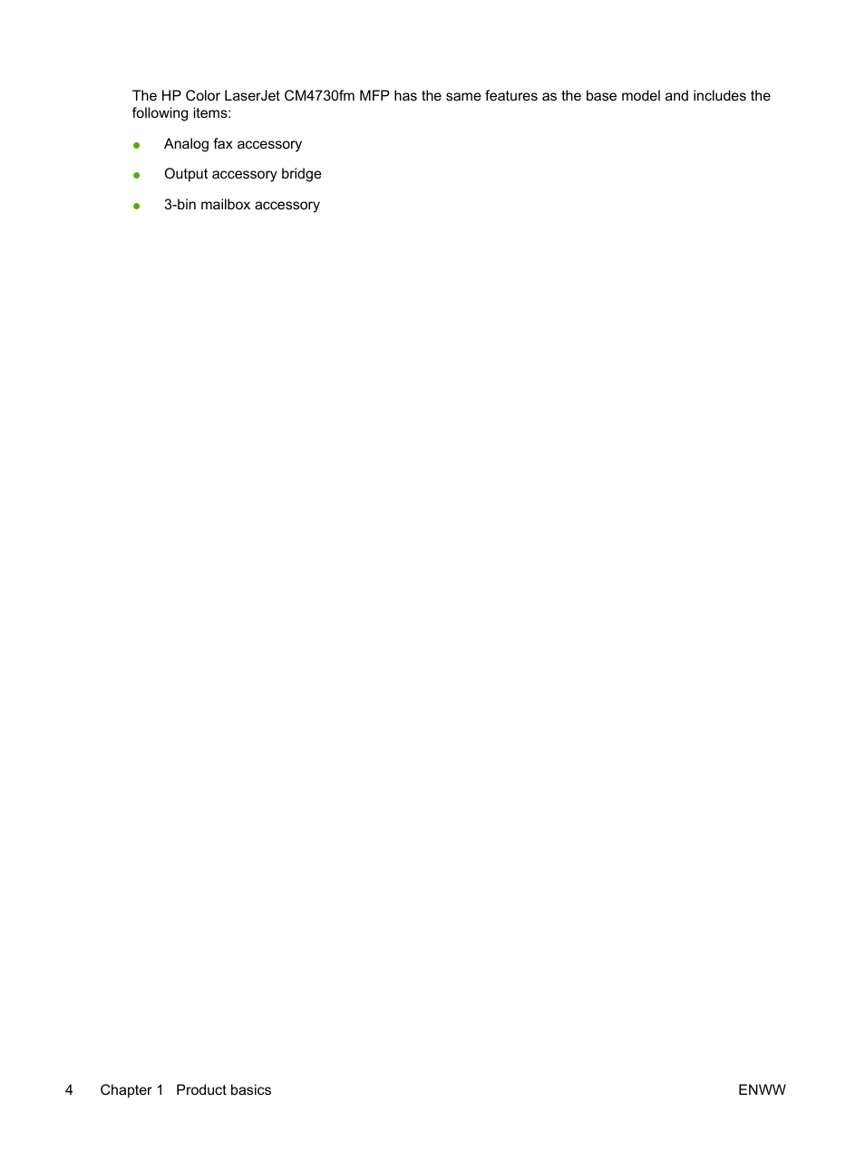 HP Color LaserJet CM4730 Multifunction Printer series User Manual | Page 20 / 370