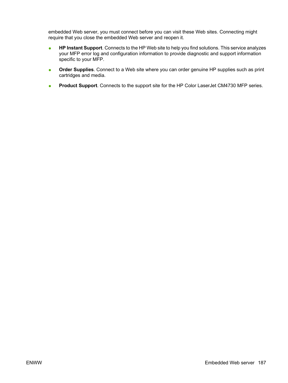 HP Color LaserJet CM4730 Multifunction Printer series User Manual | Page 203 / 370