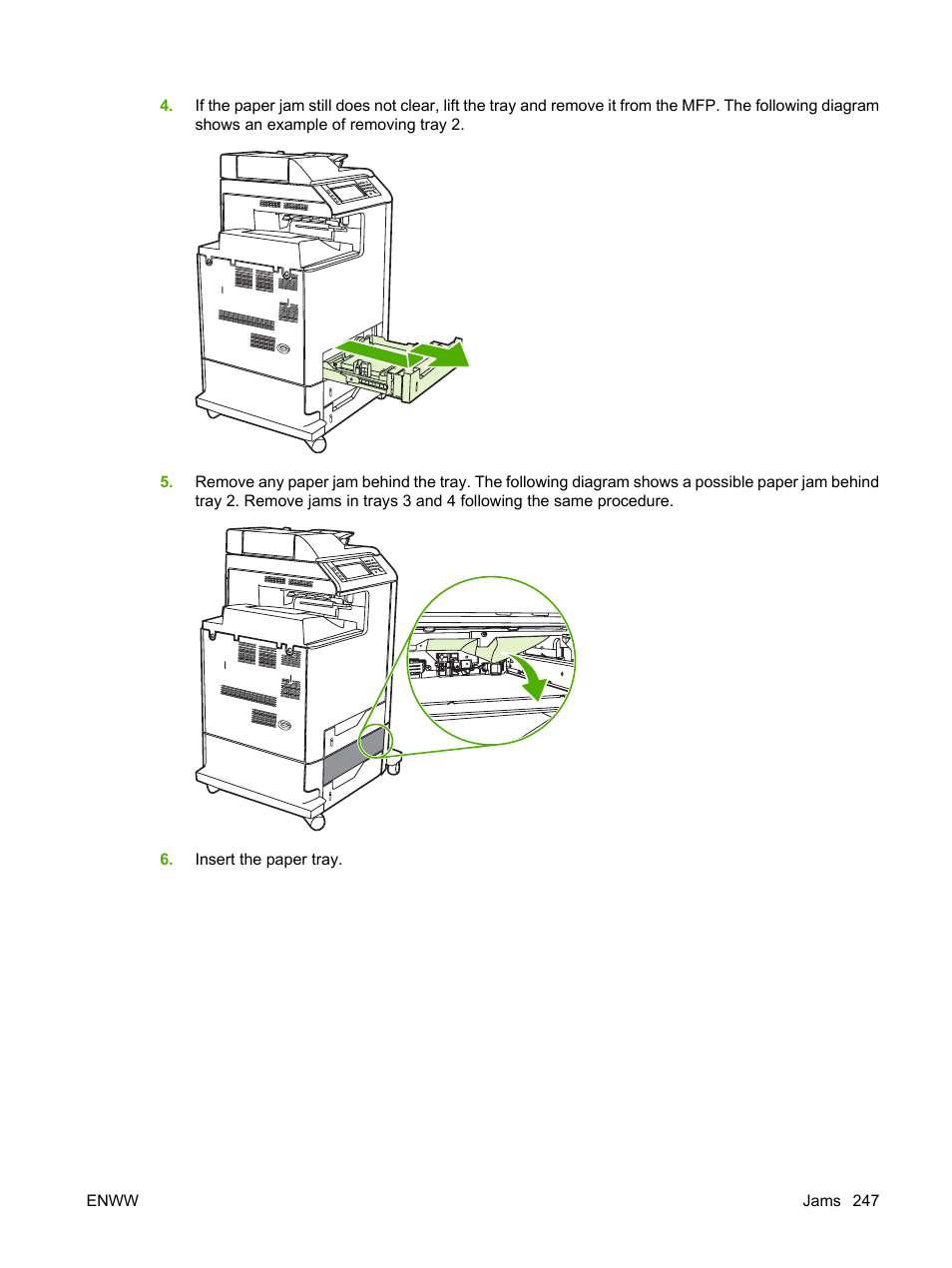 HP Color LaserJet CM4730 Multifunction Printer series User Manual | Page 263 / 370