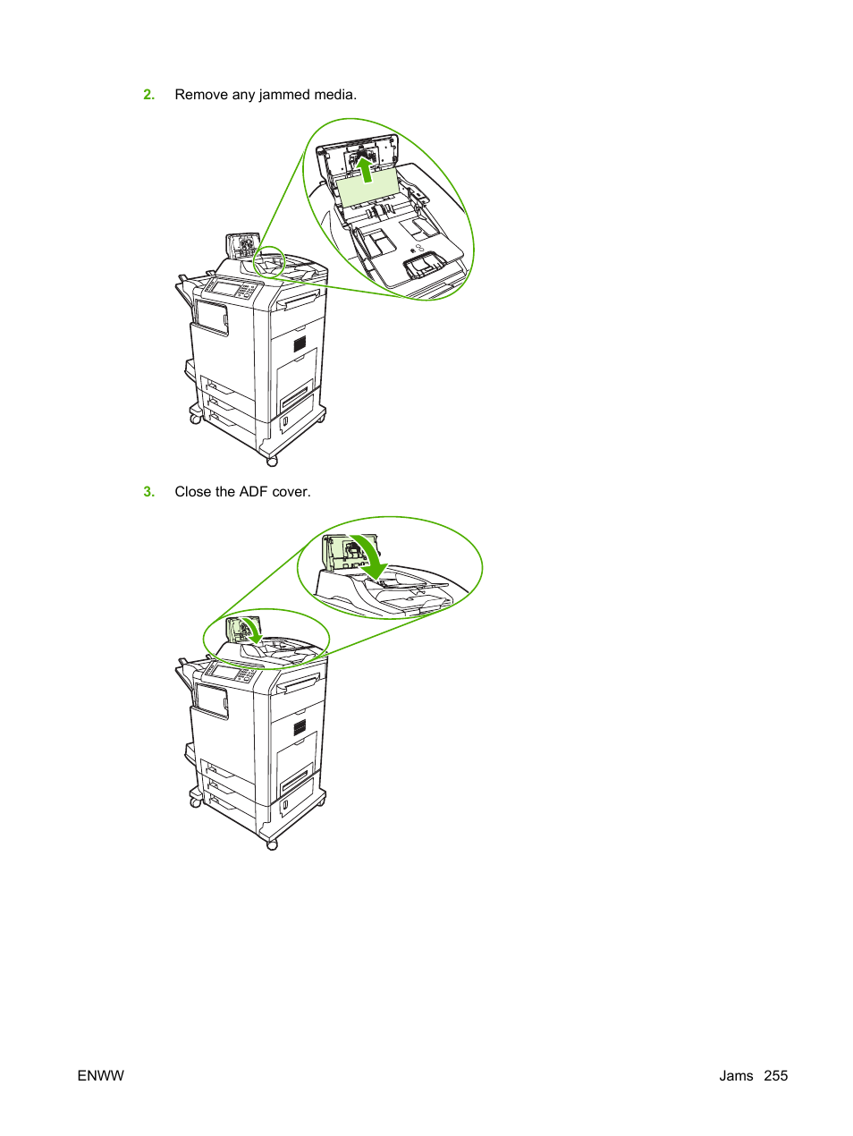 HP Color LaserJet CM4730 Multifunction Printer series User Manual | Page 271 / 370