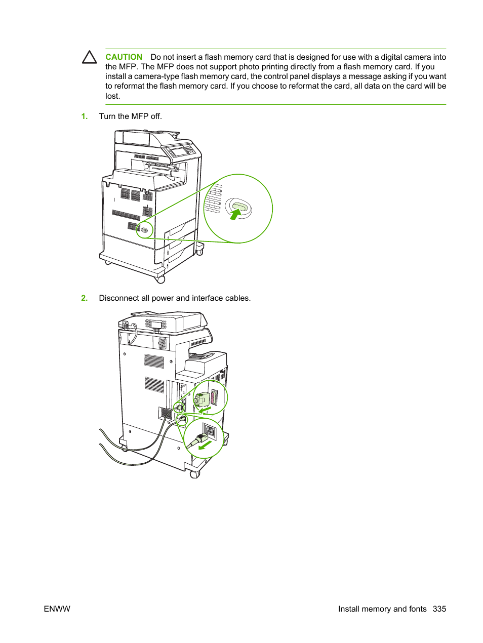 HP Color LaserJet CM4730 Multifunction Printer series User Manual | Page 351 / 370