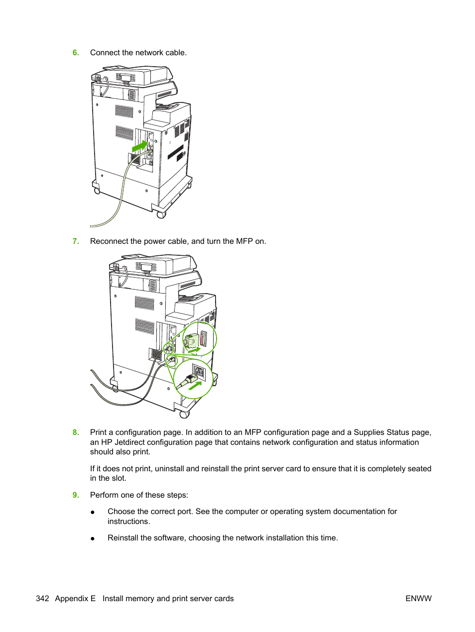 HP Color LaserJet CM4730 Multifunction Printer series User Manual | Page 358 / 370