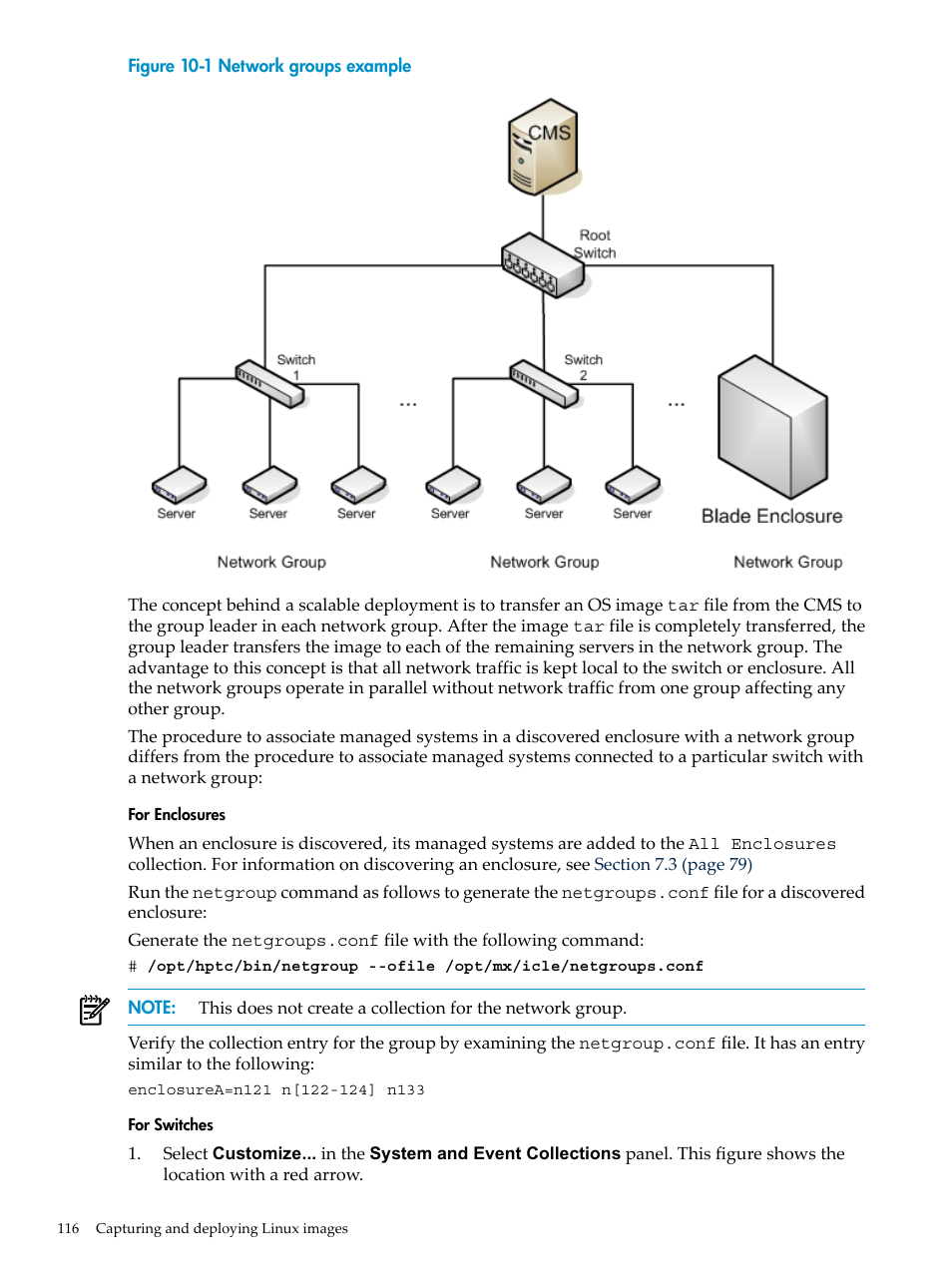 HP Insight Control Software for Linux User Manual | Page 116 / 288